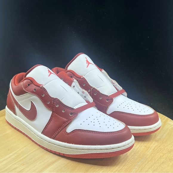 Nike Air Jordan 1 Low White Red Lobster FJ3459-160 Men's 7.5/ Wmns Sz 9 - Picture 4 of 10